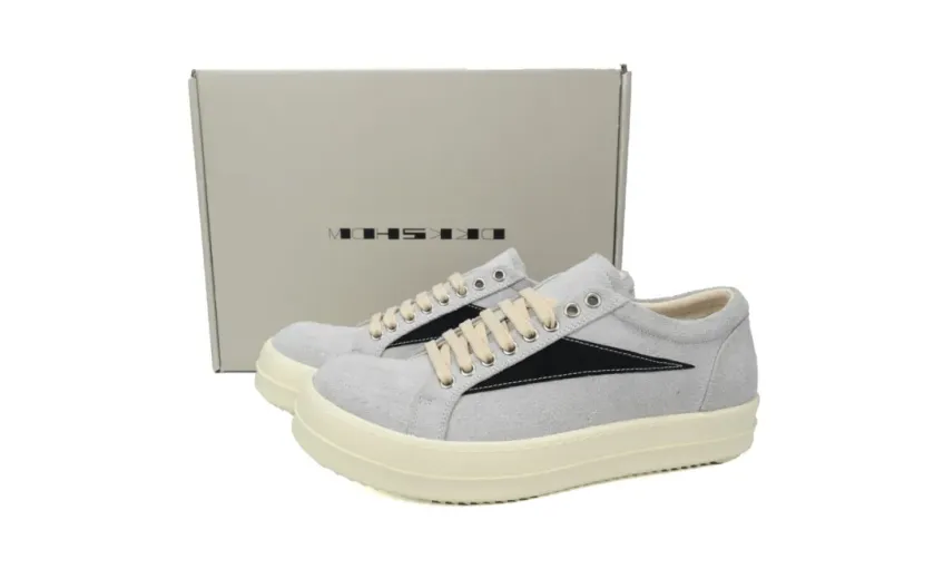 Rick Owens DRKSHDW Luxor Vintage Sneakers 'Oyster Black' reps