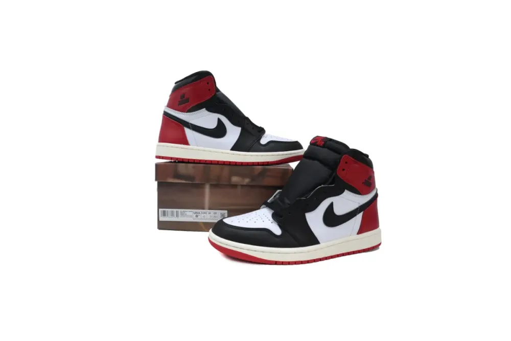 reps Jordan 1 Retro High OG Black Toe Reimagined