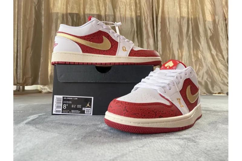  Air Jordan 1 Low SE Spades DJ5185-100