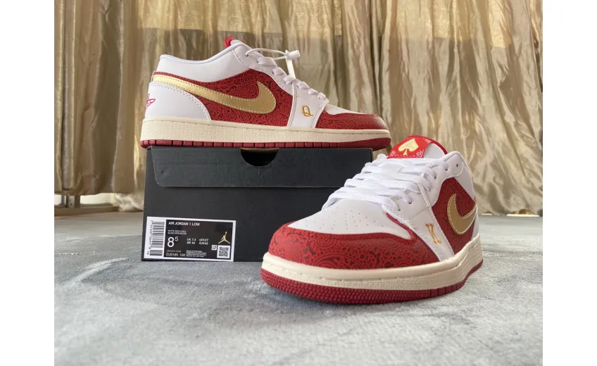  Air Jordan 1 Low SE Spades DJ5185-100