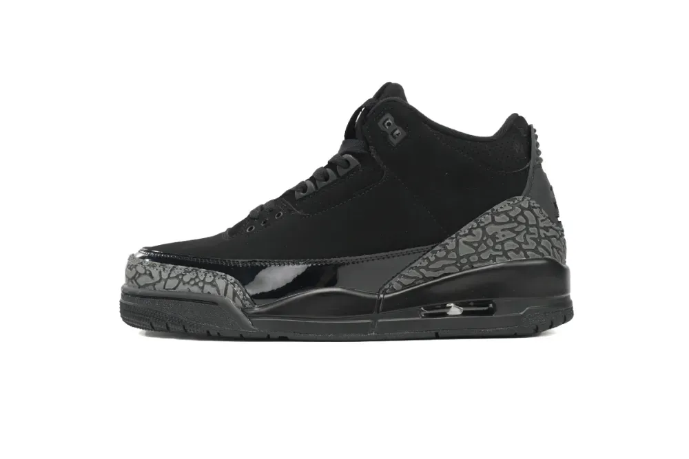 fake Air Jordan 3 Retro Black Cat