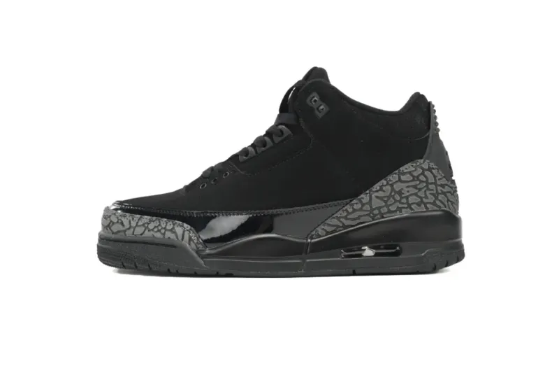 fake Air Jordan 3 Retro Black Cat