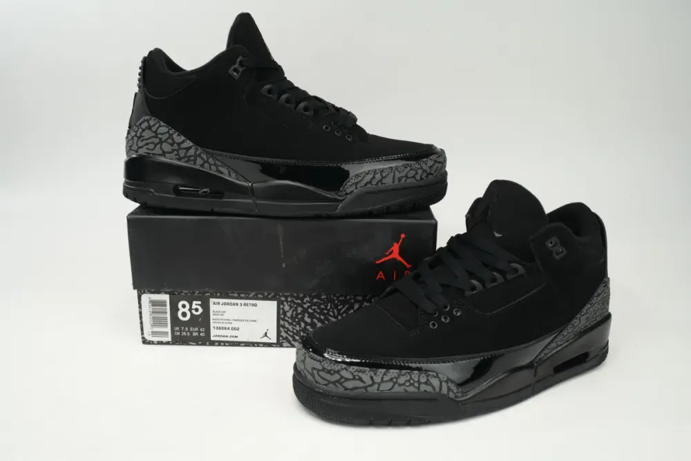 reps Air Jordan 3 Retro Black Cat