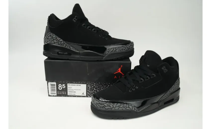 reps Air Jordan 3 Retro Black Cat