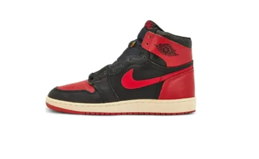 fake Jordan 1 Retro High '85 OG Bred 2025