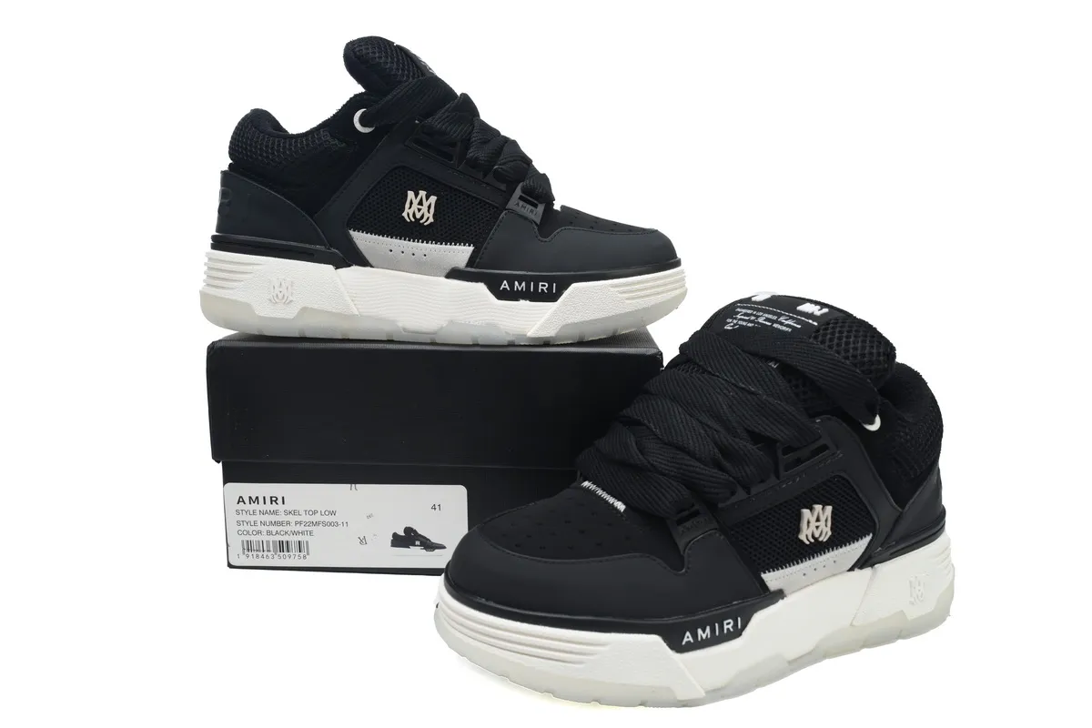 rep AMIRI MA-1 Black White