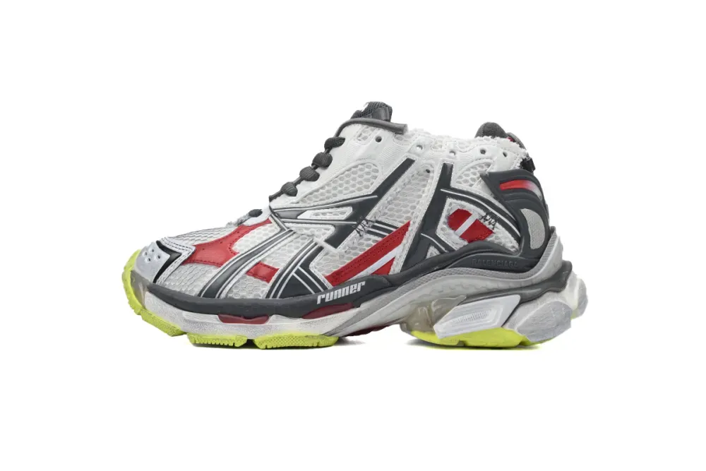Balenciaga Runner Black White Red Neon Yellow 677403W3RB69167