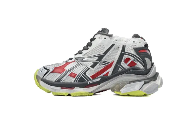 Balenciaga Runner Black White Red Neon Yellow 677403W3RB69167
