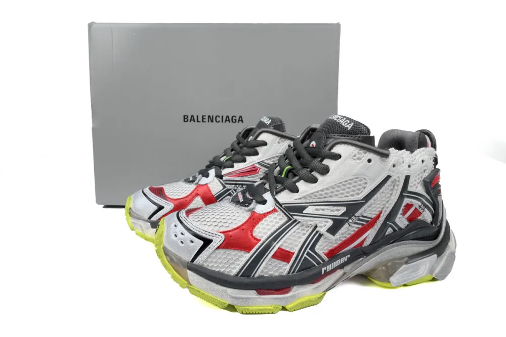 Balenciaga Runner Black White Red Neon Yellow replica