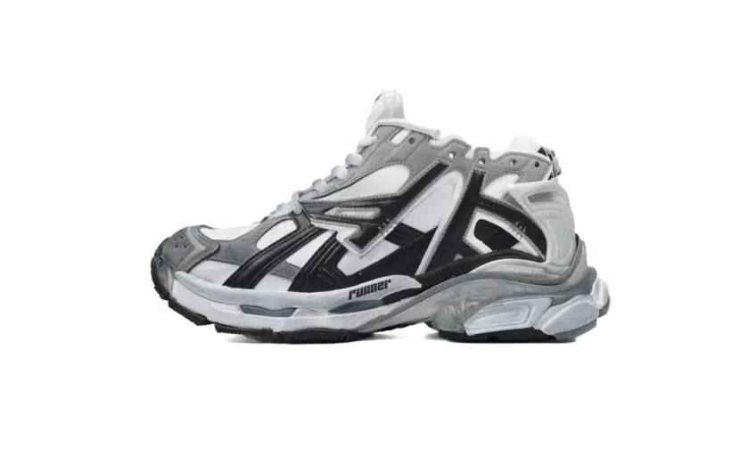 fake Balenciaga Runner Grey White Black