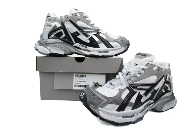 rep Balenciaga Runner Grey White Black