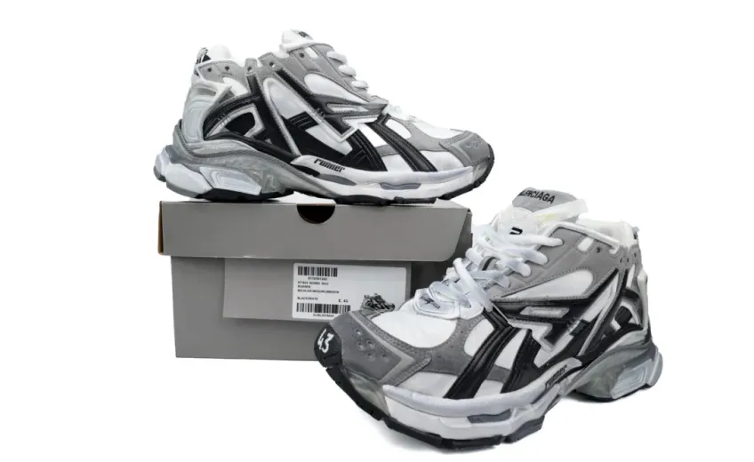 rep Balenciaga Runner Grey White Black