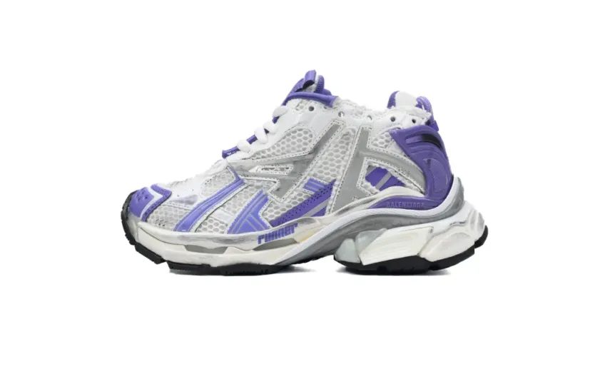 fake Balenciaga Runner Purple Grey 