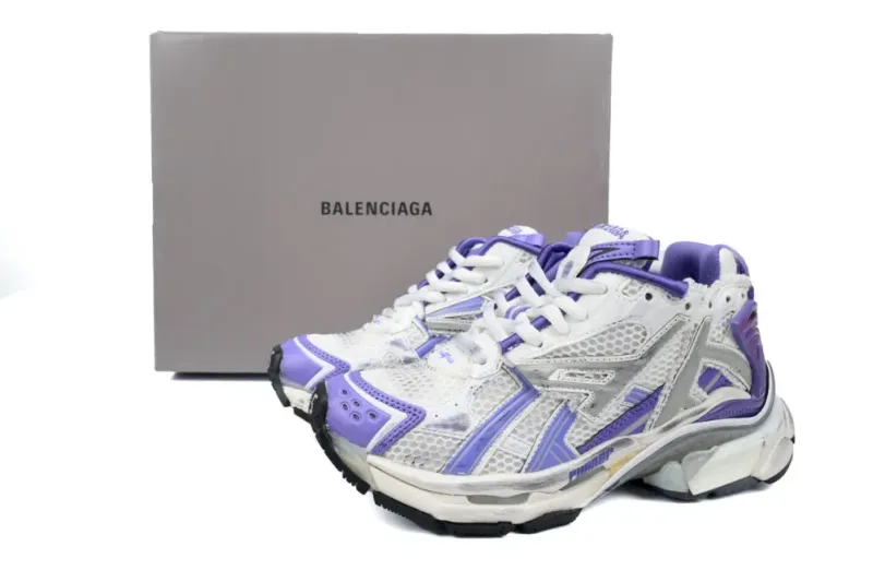 rep Balenciaga Runner Purple Grey 