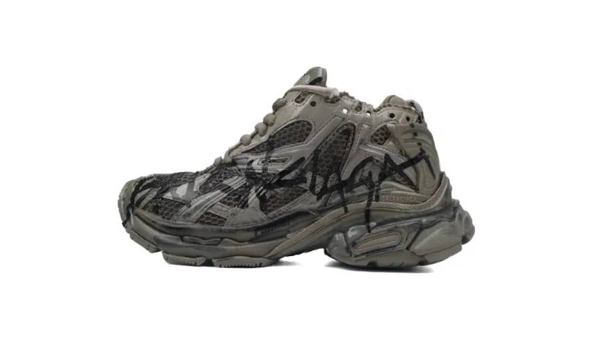 fake Balenciaga Runner Sneaker Black Brown 