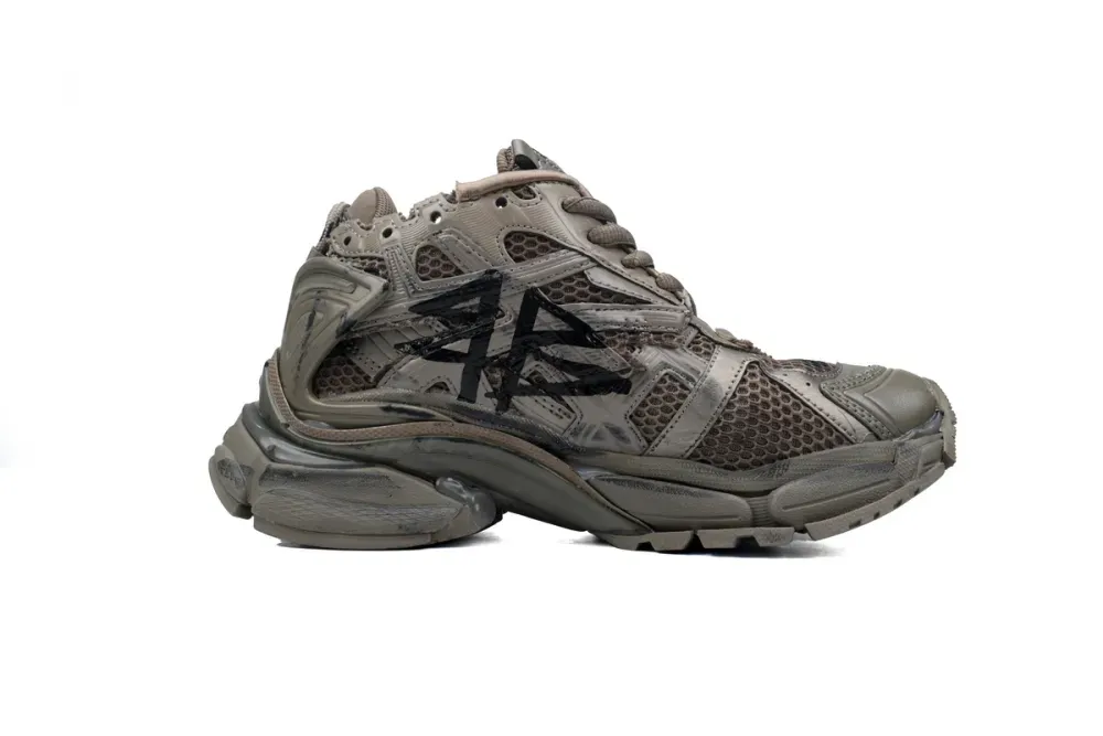 Balenciaga Runner Sneaker Black Brown  rep