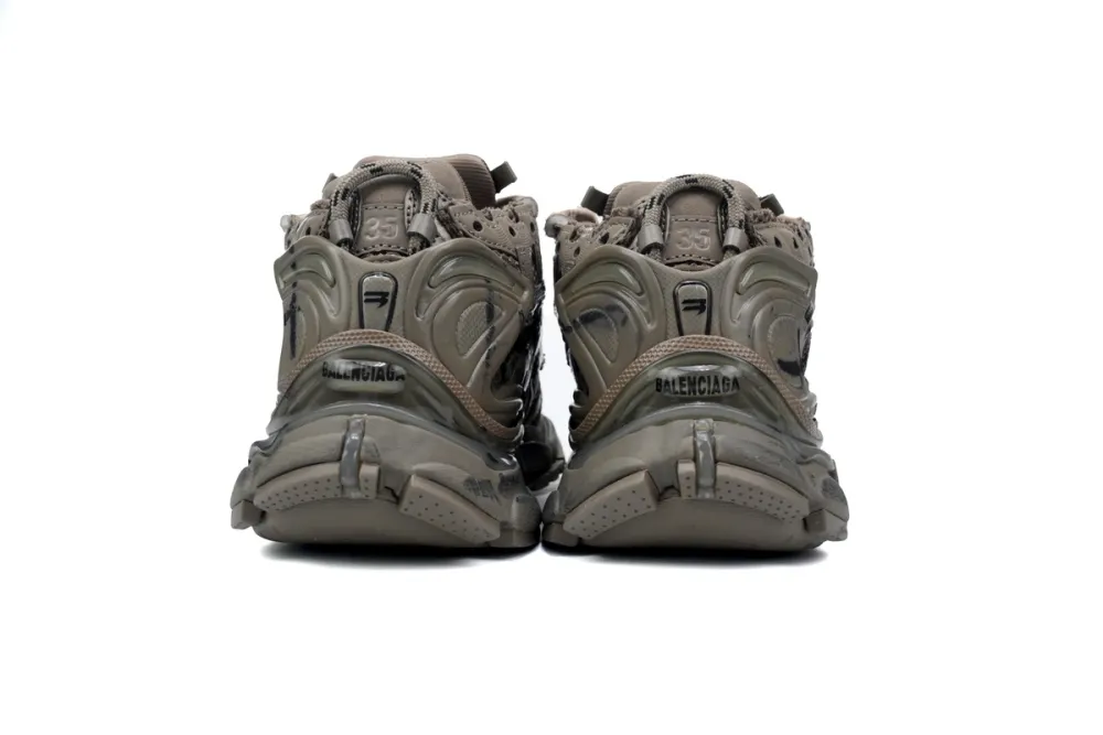 Balenciaga Runner Sneaker Black Brown  replica