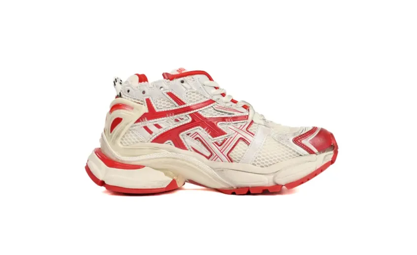 Balenciaga Runner White Red replica