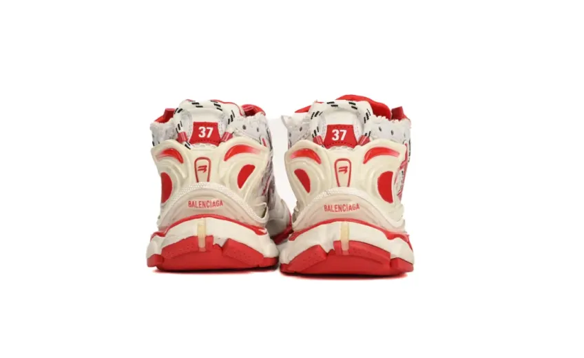 rep Balenciaga Runner White Red