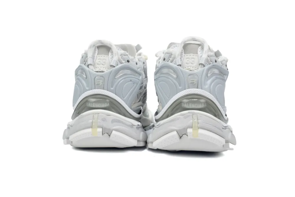 Balenciaga Runner Sneaker White Silver rep