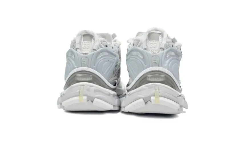Balenciaga Runner Sneaker White Silver rep