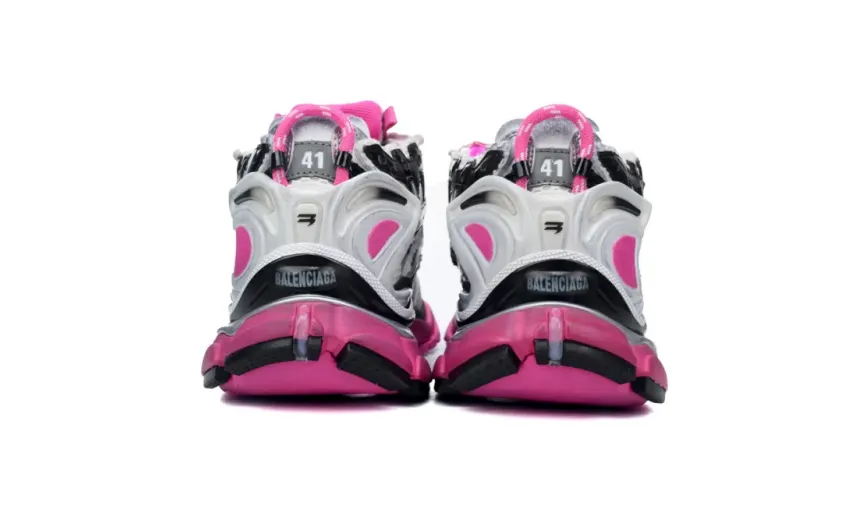 Balenciaga Runner Worn Out Silver Pink rep