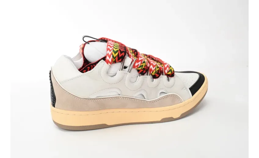  Lanvin Leather Curb White Ivory reps