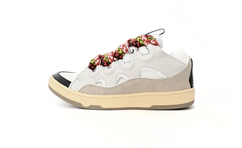 fake  Lanvin Leather Curb White Ivory 
