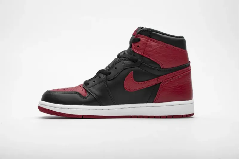  Air Jordan 1 High Banned Red 555088-001 