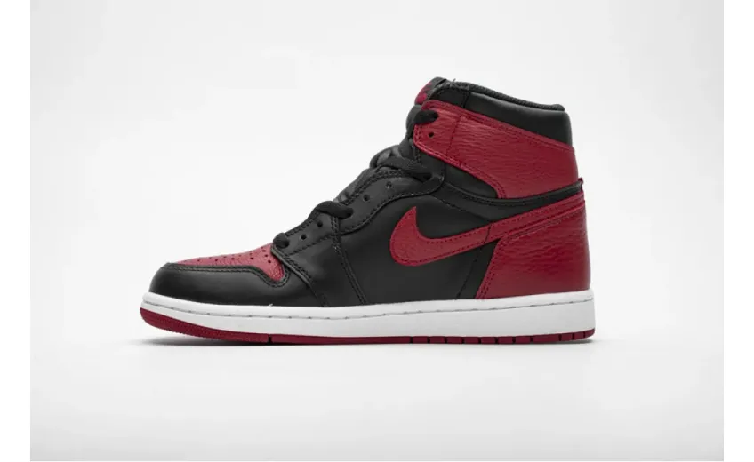  Air Jordan 1 High Banned Red 555088-001 