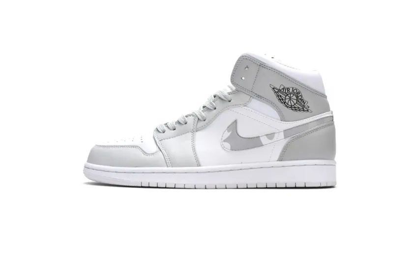  Air Jordan 1 Mid Grey Camo DC9035-100