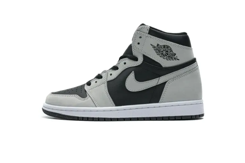  Air Jordan 1 Shadow 2.0 Black Light Smoke Grey 555088-035