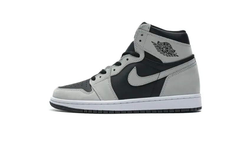  Air Jordan 1 Shadow 2.0 Black Light Smoke Grey 555088-035