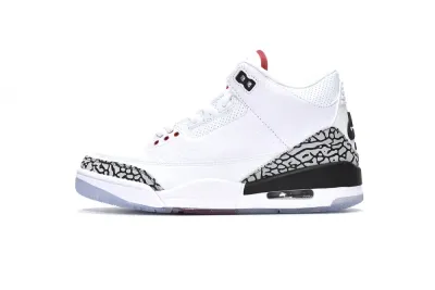  Air Jordan 3 Retro Free Throw Line White Cement 923096-101  01
