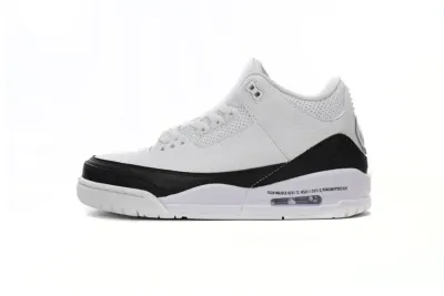  Fragment Design x Air Jordan 3 Black White DA3595-100 01