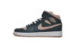 Jordan 1 Mid Dark Teal Green (Women's) BQ6472-308