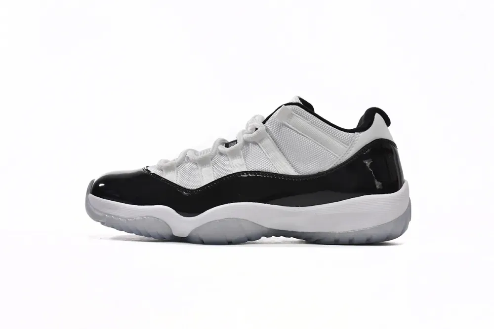  Air Jordan 11 Retro Low Concord Black White 528895-153
