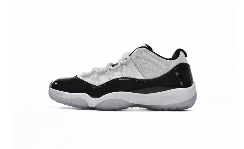  Air Jordan 11 Retro Low Concord Black White 528895-153