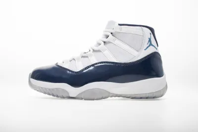 Air Jordan 11 Retro UNC Win Like 82 Black White 378037-123 01