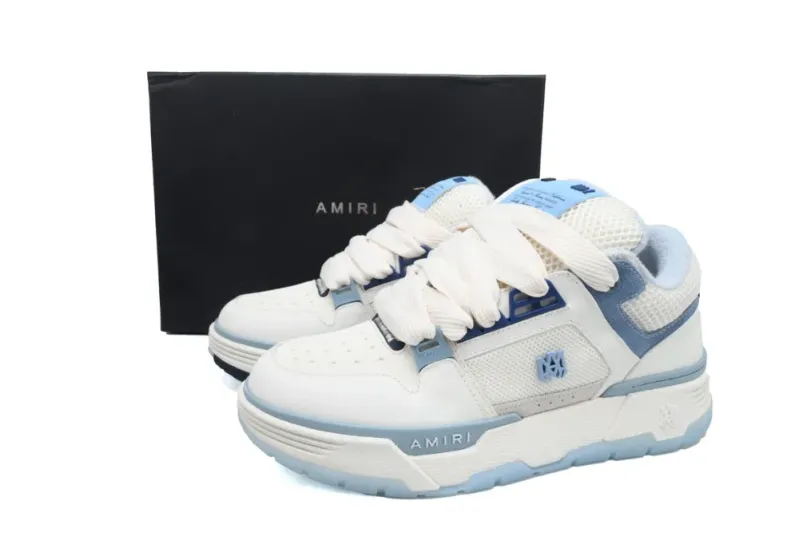 replica AMIRI MA-1 White Blue