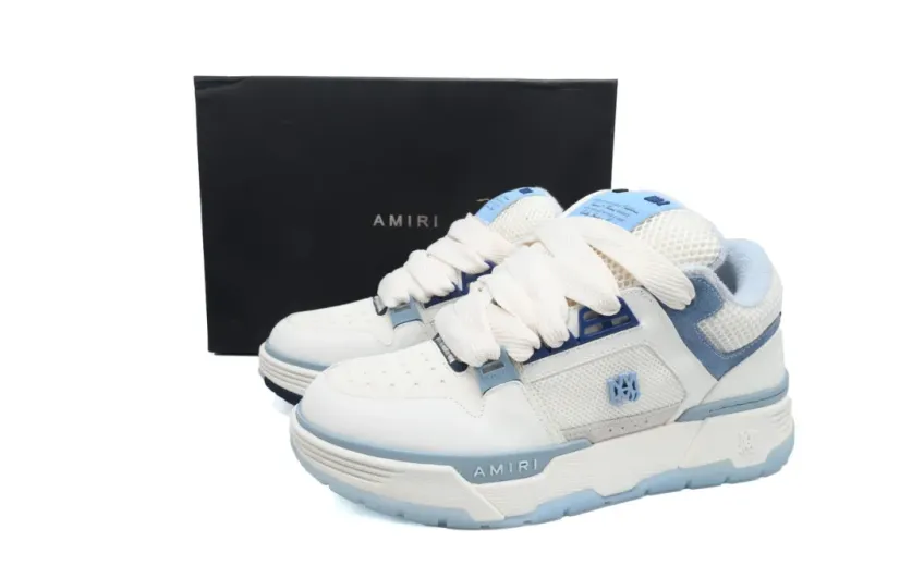 replica AMIRI MA-1 White Blue