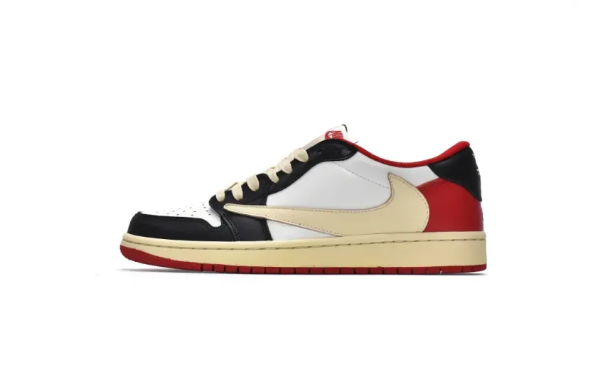  Travis Scott x Air Jordan 1 Low Black Red DM7866-166