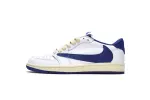  Travis Scott x Air Jordan 1 Low Blue Bottom Barb DM9868-218