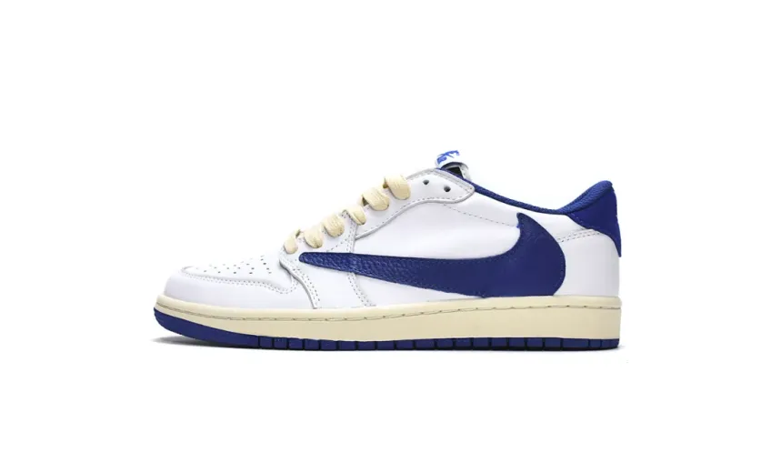  Travis Scott x Air Jordan 1 Low Blue Bottom Barb DM9868-218