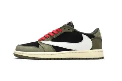  Travis Scott x Air Jordan 1 Low Dark Green DM7866-196 01