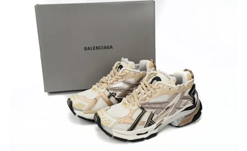Balenciaga Runner Beige Black White replica