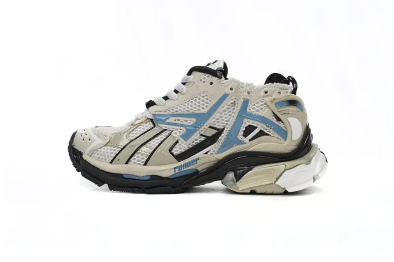 fake Balenciaga Runner Beige Grey Blue