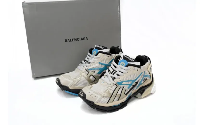 Balenciaga Runner Beige Grey Blue replica