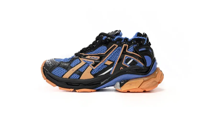 fake Balenciaga Runner Blue Orange Black