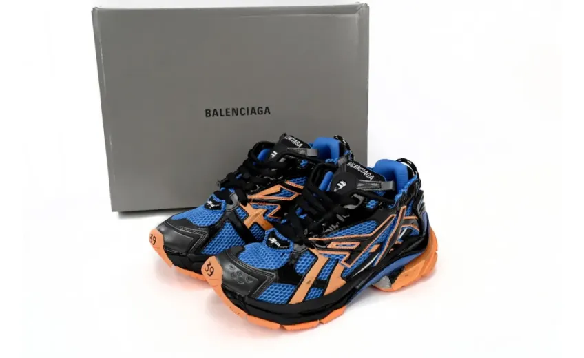 Balenciaga Runner Blue Orange Black replica